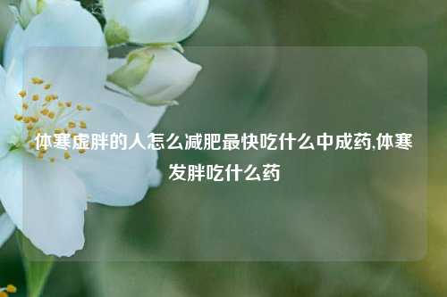 体寒虚胖的人怎么减肥最快吃什么中成药,体寒发胖吃什么药