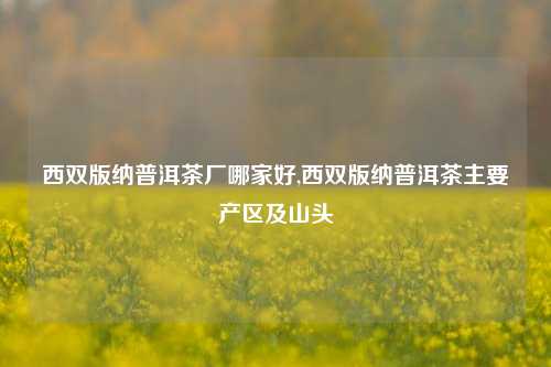 西双版纳普洱茶厂哪家好,西双版纳普洱茶主要产区及山头