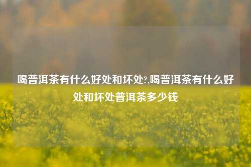 喝普洱茶有什么好处和坏处?,喝普洱茶有什么好处和坏处普洱茶多少钱