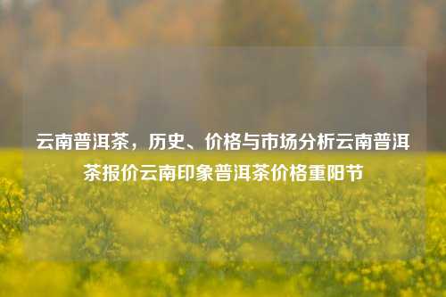 云南普洱茶，历史、价格与市场分析云南普洱茶报价云南印象普洱茶价格重阳节