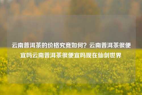 云南普洱茶的价格究竟如何？云南普洱茶很便宜吗云南普洱茶很便宜吗现在仙剑世界