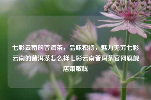 七彩云南的普洱茶，品味独特，魅力无穷七彩云南的普洱茶怎么样七彩云南普洱茶官网旗舰店萧敬腾