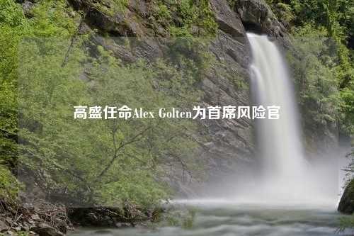 高盛任命Alex Golten为首席风险官