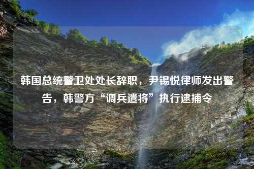 韩国总统警卫处处长辞职，尹锡悦律师发出警告，韩警方“调兵遣将”执行逮捕令