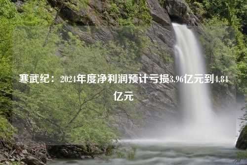 寒武纪：2024年度净利润预计亏损3.96亿元到4.84亿元