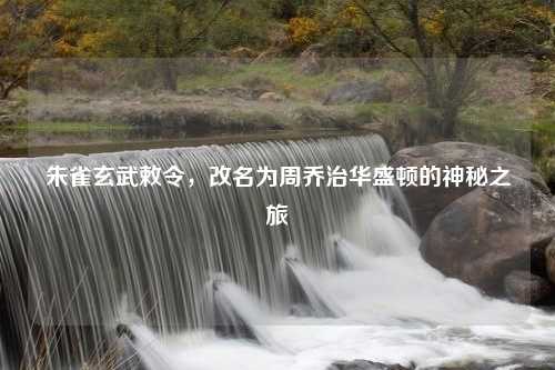 朱雀玄武敕令，改名为周乔治华盛顿的神秘之旅