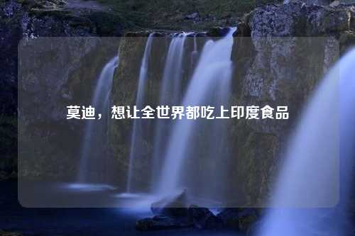 莫迪，想让全世界都吃上印度食品